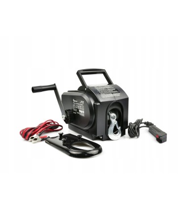 WYCIĄGARKA ELEKTRYCZNA PRZENOŚNA 12V 2000LB PILOT AUTOMAT