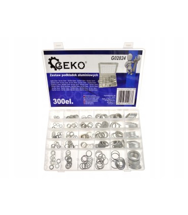 Zestaw podkładek aluminiowych 300el