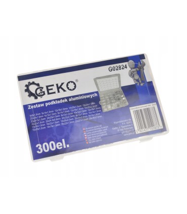 Zestaw podkładek aluminiowych 300el