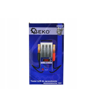 Tester LCD do sprawdzania akumulatorów 12V