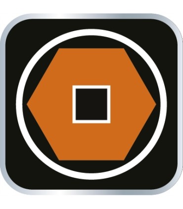 Nasadka udarowa 1/2" długa, 17 x 78 mm , CrMo