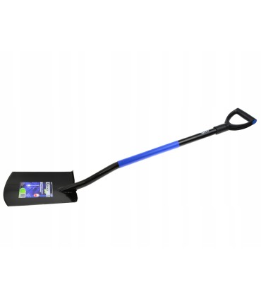 Szpadel Prosty z Wygiętym Trzonkiem Metalowym Geko - 1140 mm