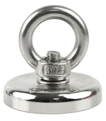 Magnes neodymowy 50 kg zestaw z liną 20m i rękawicami