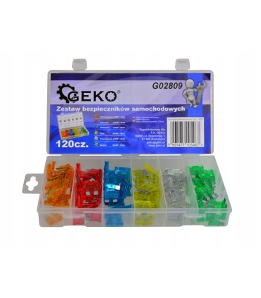 Bezpieczniki samochodowe 120 el