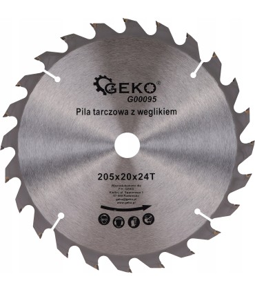 Tarcza do drewna (z widią) 205x20x24T