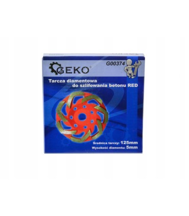 Tarcza diamentowa do szlifowania betonu RED 125mmx5mm