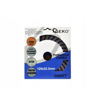 Tarcza diam. do szlif.125mm turbo
