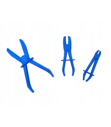 Zestaw 3szt. szczypiec zaciskowych do przewodów