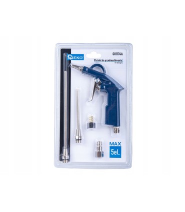 Pistolet MAX do przedmuchiwania z końcówkami 5el.