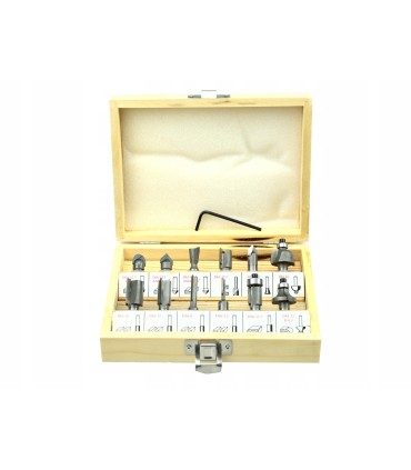 Frezy kształtowe do drewna 12 el. 8mm