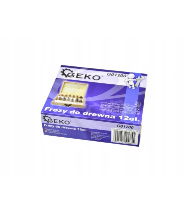 Frezy kształtowe do drewna 12 el. 8mm