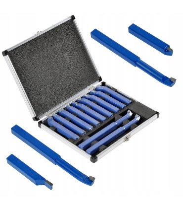 Komplet noży tokarskich 11szt 8x8mm