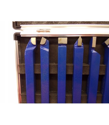 Komplet noży tokarskich 11szt. 12x12mm