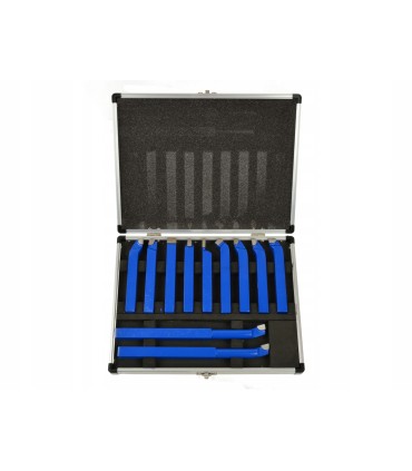 Komplet noży tokarskich 11szt. 12x12mm