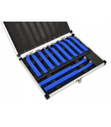 Komplet noży tokarskich 11szt. 12x12mm