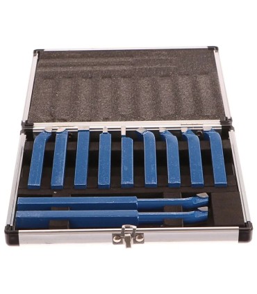 Komplet noży tokarskich 11szt. 12x12mm