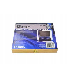 Komplet noży tokarskich 11szt. 16x16mm