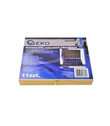 Komplet noży tokarskich 11szt. 16x16mm