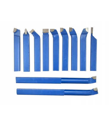 Komplet noży tokarskich 11szt. 16x16mm