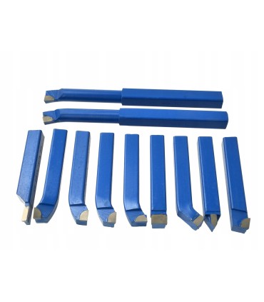 Komplet noży tokarskich 11szt. 16x16mm