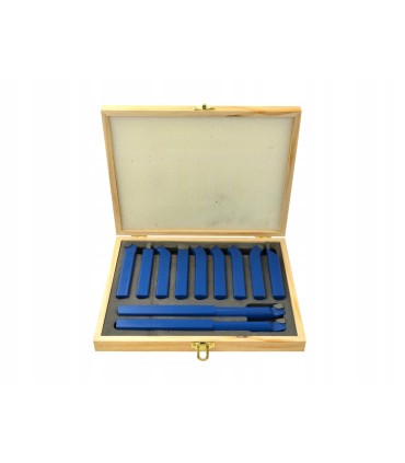 Komplet noży tokarskich 11szt. 16x16mm