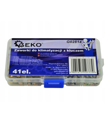 ZAWORKI DO KLIMATYZACJI Z KLUCZEM 41 EL