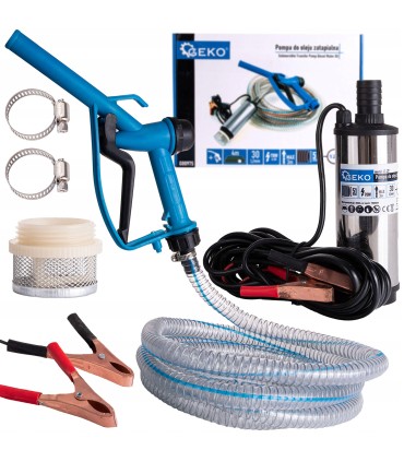 POMPA DO OLEJU ZATAPIALNA 15V 51MM Z PRZEWODEM 4M I PISTOLETEM