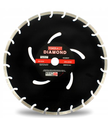 Tarcza diamentowa czarna 300x10x25,4mm