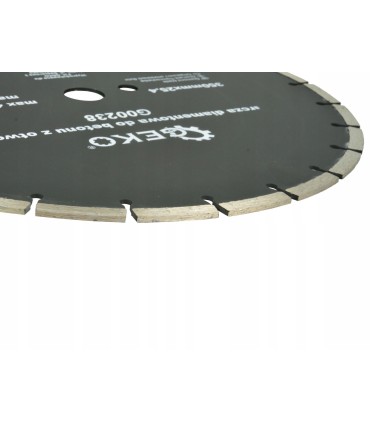 Tarcza diamentowa do betonu 350mmx25,4mm z dodatk. otworem