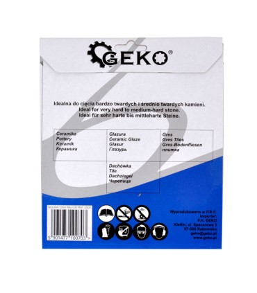 Tarcza diam.125mm Pełna GEKO PROFI