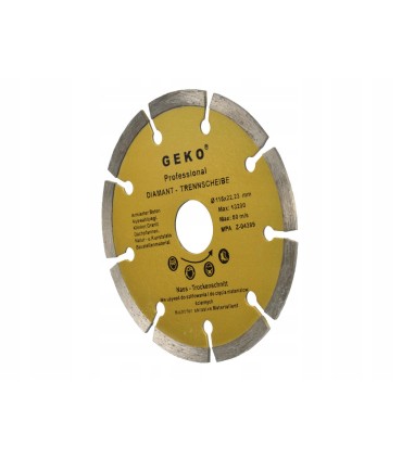 Tarcza diam.115mm segment.GEKO PROFI