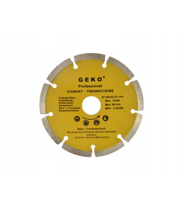 Tarcza diam.125mm segment.GEKO PROFI