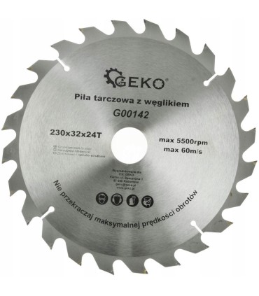 Tarcza do drewna 230x32x24T