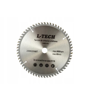 Tarcza do drewna 230x22x60T