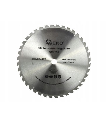 Tarcza do drewna 450x32x40T