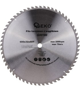 Tarcza do drewna 600x32x60T