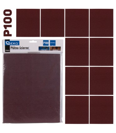 Płótno ścierne – arkusz 230x280mm P100 