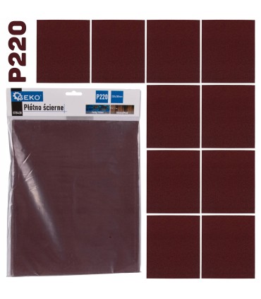Płótno ścierne – arkusz 230x280mm P220 