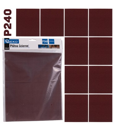 Płótno ścierne – arkusz 230x280mm P240 