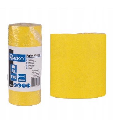 Papier ścierny – rolka 115mm x 3m P100