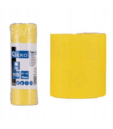 Papier ścierny – rolka 115mm x 3m P220