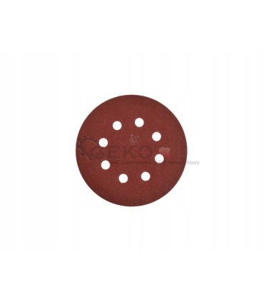 Papier ścierny na dysk 125mm P40,krążki 8 otworów