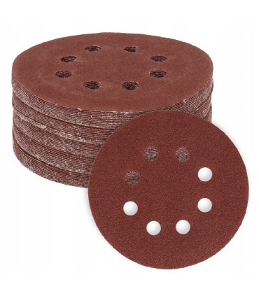 Papier ścierny na dysk 125mm P240,krążki 8 otworów