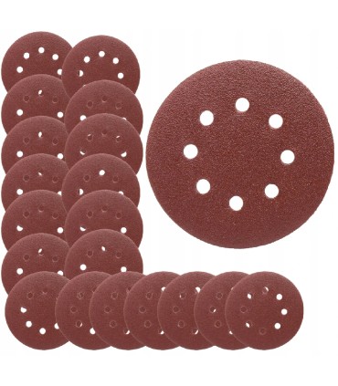 Papier ścierny na dysk 125mm P240,krążki 8 otworów