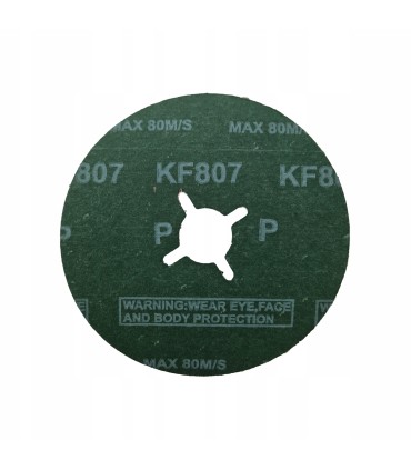 Papier ścierny na dysk 125mm P40,krążki "FIBRA" z nacięciami 