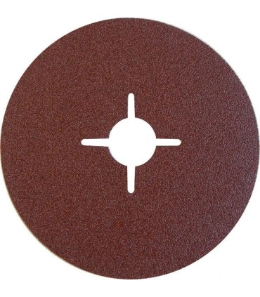 Papier ścierny na dysk 125mm P80, krążki "FIBRA" z nacięciami