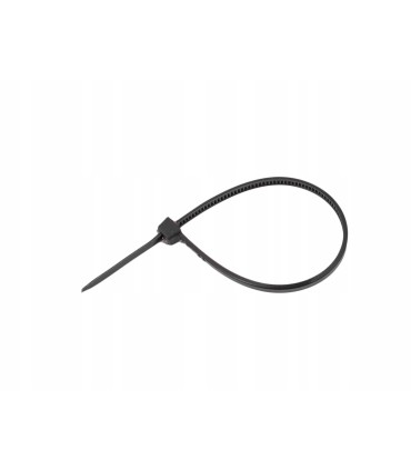 Opaski zaciskowe nylonowe czarne 100x2.5mm UV 100szt.