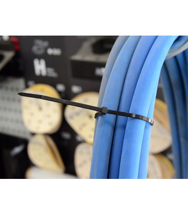 Opaski zaciskowe nylonowe czarne 100x2.5mm UV 100szt.