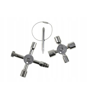 Uniwersalny klucz do szafek technicznych 10w1