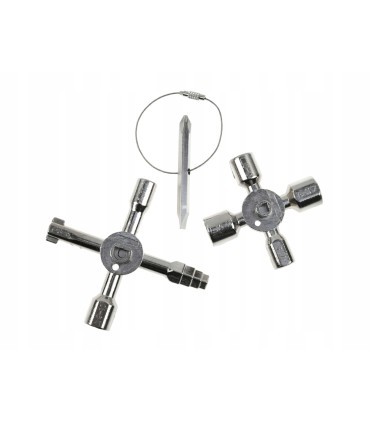 Uniwersalny klucz do szafek technicznych 10w1